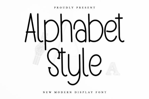 Alphabet Style: A Display Font That Adds Quiet Confidence to Your Brand
