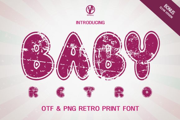 Baby Retro: A Vintage Display Font for Handmade Charm