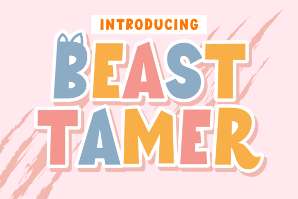 Beast Tamer: A Bold, Unapologetic Display Font