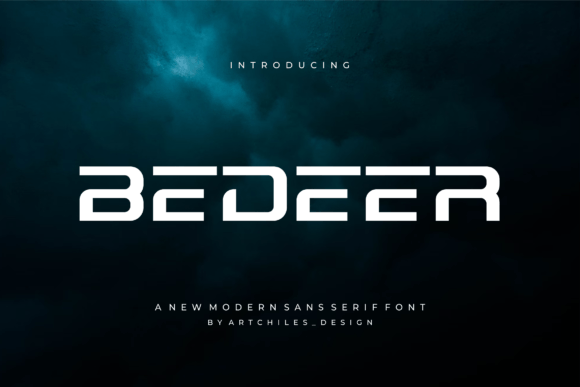 Bedeer: A Display Font That Makes Your Headlines Instantly Recognizable