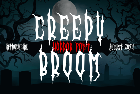 Creepy Broom: A Spooky Display Font for Memorable Branding