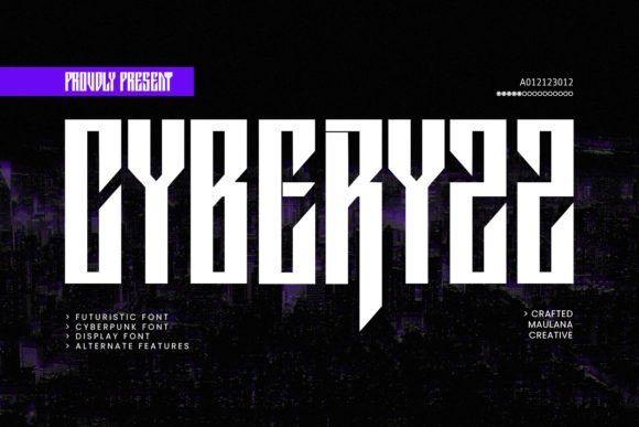Cyberyzz: A Display Font That Feels Like Tomorrow