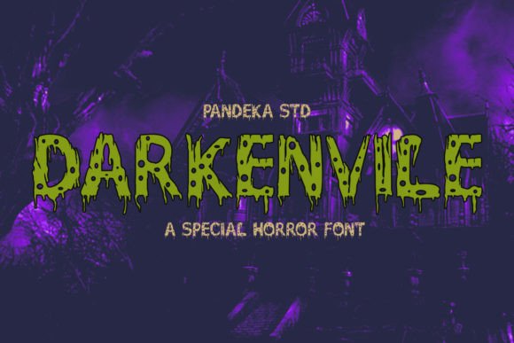 Darkenvile: A Display Font That Delivers Real Spooky Impact