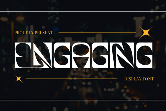 Engaging Stencil: A Display Font That Cuts Through the Feed
