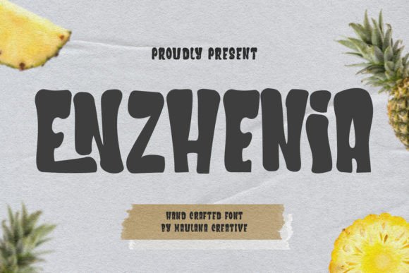 Enzhenia Display Font for Small Business Branding
