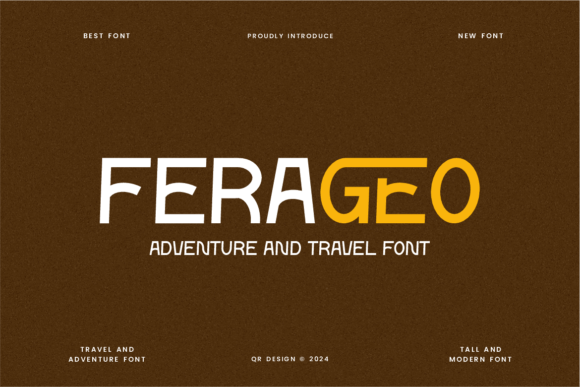 Ferageo: A Bold Display Font That Anchors Real Brand Identity