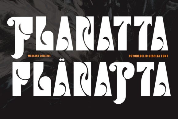 Flanatta: A Vintage-Inspired Display Font That Feels Like Home