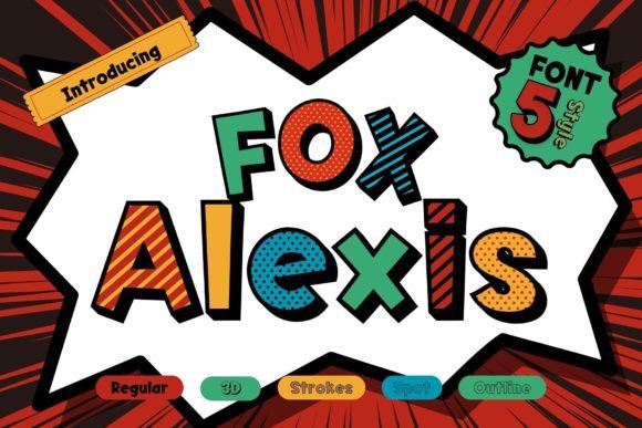 Fox Alexis: A Playful Display Font for Digital Brand Moments