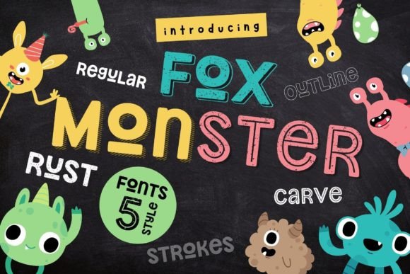 Fox Monster: A Fun Display Typeface for Energetic Branding