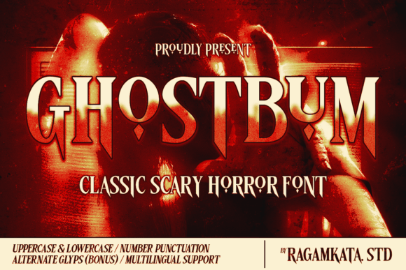 Ghostbum: The Display Font That Screams “Horror Launch” Before You Read a Word