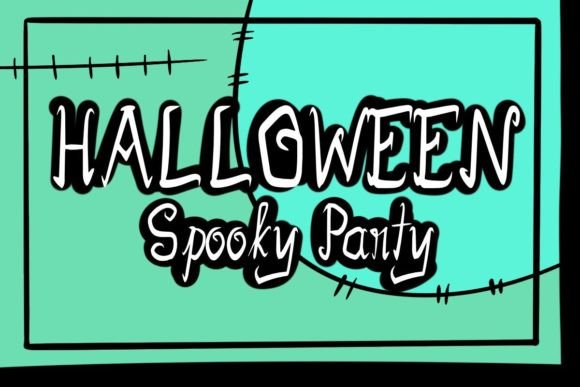 Halloween Spooky Party: A Playful Display Font for Branding That Pops