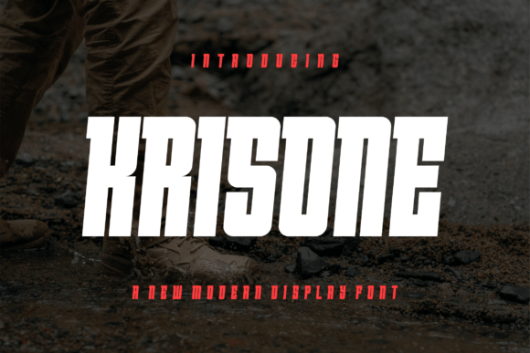 Krisone: A Bold, Authentic Display Font for Real Branding Work