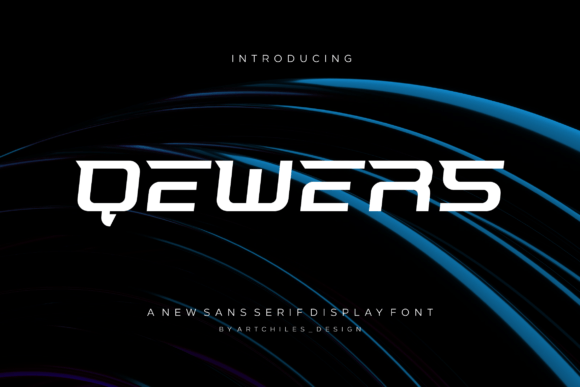 Qewers: A Bold Display Font That Energizes Digital Branding