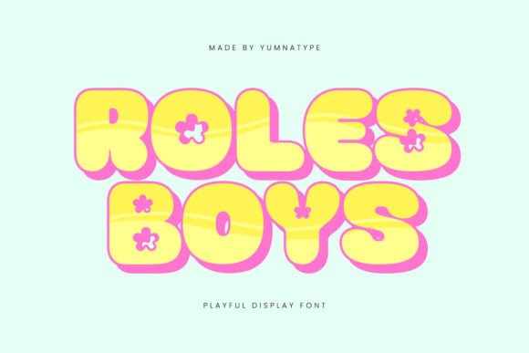 Roles Boys: A Playful Display Font for Digital Branding