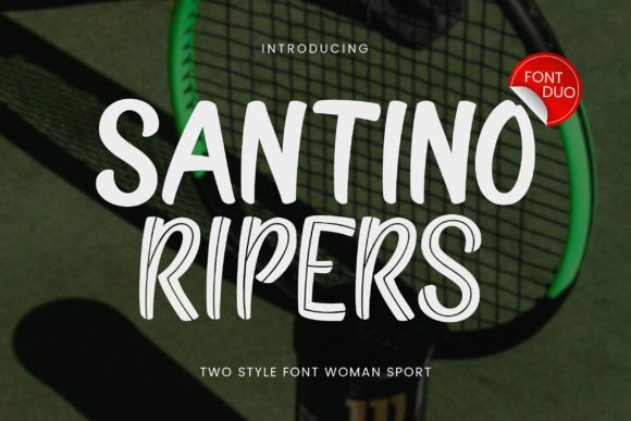Santino Ripers: A Bold Display Font for Web Design Impact
