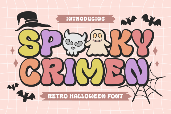 Spooky Crimen: A Playful Halloween Display Font for Small Business Branding
