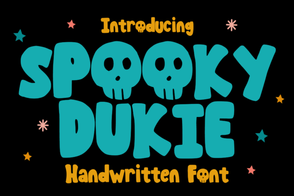 Spooky Dukie: A Playful Display Font for Campaign Creators