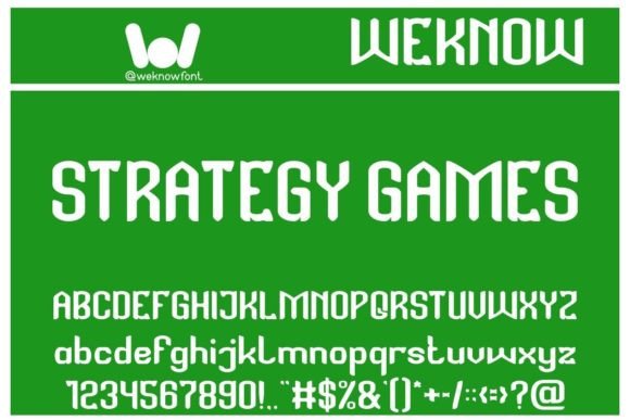 Strategy Games: A Gothic-Sci-Fi Display Typeface for Editorial Identity