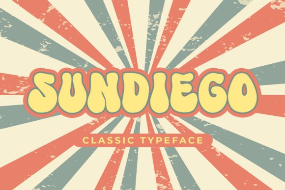 Sundiego: A Retro Display Font That Feels Like Home