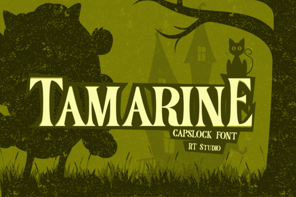 Tamarine: A Capslock Display Font That Makes Headlines Pop
