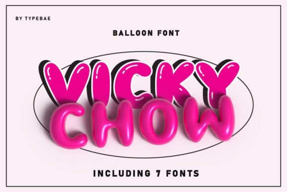 Vicky Chow: A Cheerful Display Font for Editorial Projects