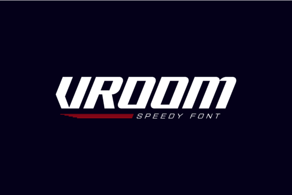 Vroom: A Dynamic Display Font for Digital Speed & Impact