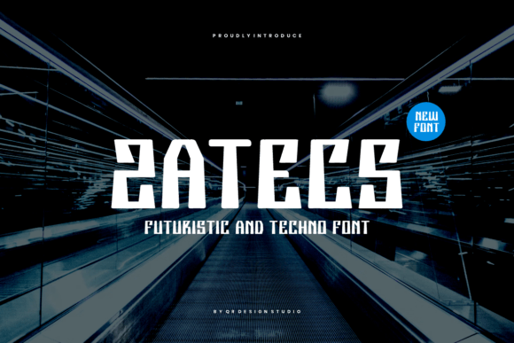 Zatecs Display Font: A Futuristic Typeface for Web Design